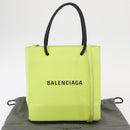 BALENCIAGA Tote Bag Leather 2way Yellow 572411 Auth bs31818-12