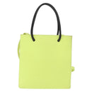 BALENCIAGA Tote Bag Leather 2way Yellow 572411 Auth bs31818-2