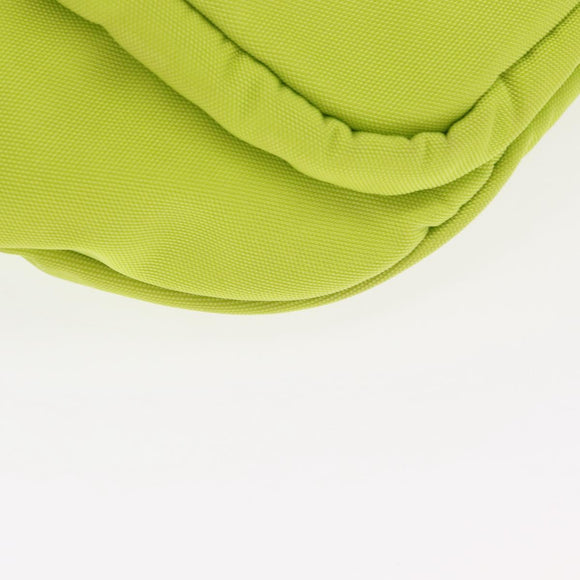 BALENCIAGA Waist bag Nylon Yellow Silver 567041 Auth bs31819