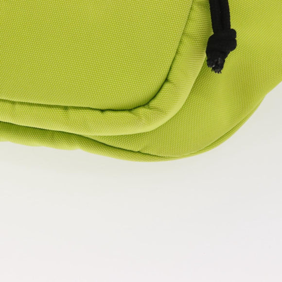 BALENCIAGA Waist bag Nylon Yellow Silver 567041 Auth bs31819