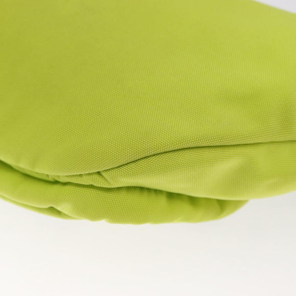 BALENCIAGA Waist bag Nylon Yellow Silver 567041 Auth bs31819