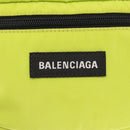 BALENCIAGA Waist bag Nylon Yellow Silver 567041 Auth bs31819-17