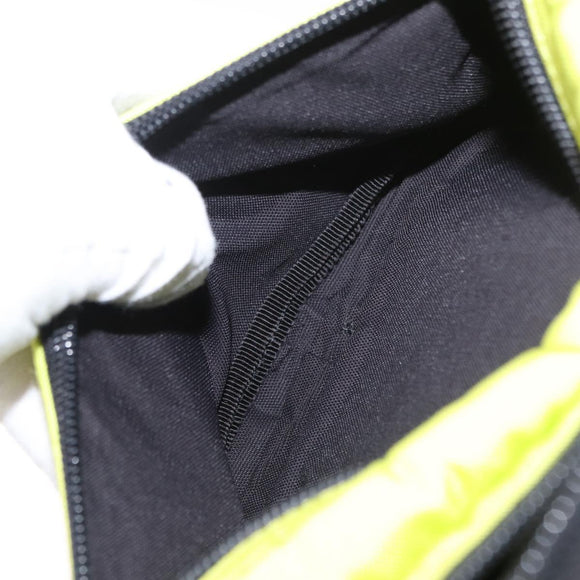 BALENCIAGA Waist bag Nylon Yellow Silver 567041 Auth bs31819