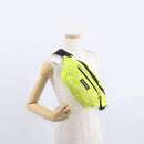 BALENCIAGA Waist bag Nylon Yellow Silver 567041 Auth bs31819-23