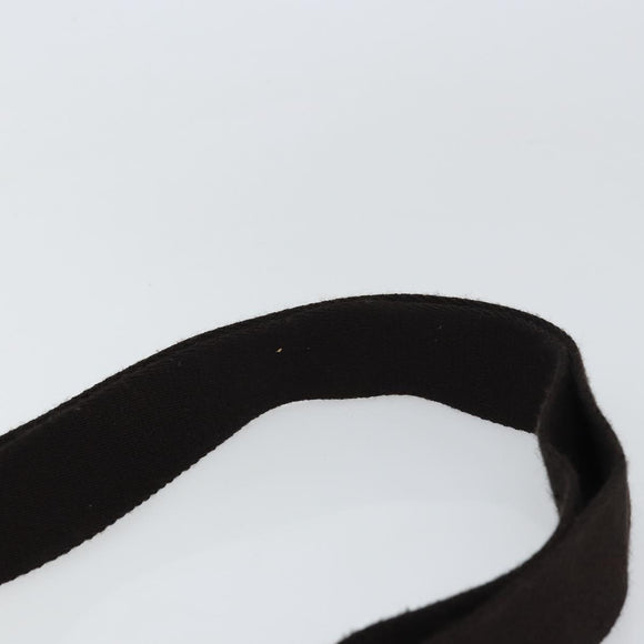 DOLCE&GABBANA Shoulder Bag Leather Canvas Blue Silver Auth bs31820