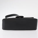 Salvatore Ferragamo Vala Shoulder Bag Leather Black Silver Auth bs31823-6