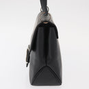 Salvatore Ferragamo Vala Shoulder Bag Leather Black Silver Auth bs31823-4