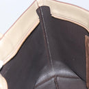 Salvatore Ferragamo Gancini Tote Bag Leather Gold Tone Auth bs31825-18