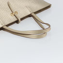 Salvatore Ferragamo Gancini Tote Bag Leather Gold Tone Auth bs31825-7