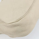 BOTTEGA VENETA INTRECCIATO Schultertasche Leder Beige Auth bs31827-16
