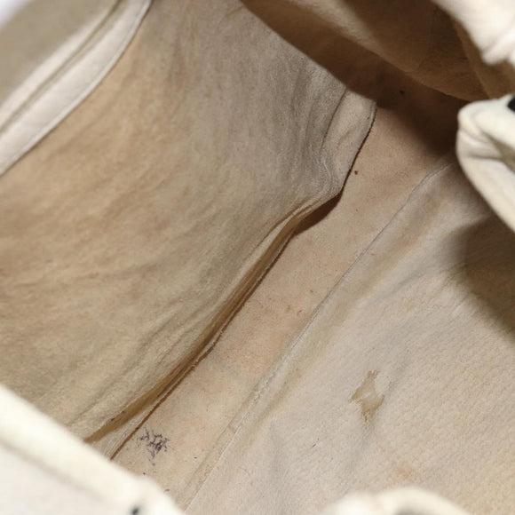 BOTTEGA VENETA INTRECCIATO Shoulder Bag Leather Beige Auth bs31827