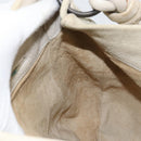 BOTTEGA VENETA INTRECCIATO Schultertasche Leder Beige Auth bs31827-17