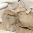 BOTTEGA VENETA INTRECCIATO Schultertasche Leder Beige Auth bs31827-18