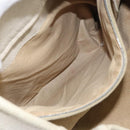 BOTTEGA VENETA INTRECCIATO Schultertasche Leder Beige Auth bs31827-11