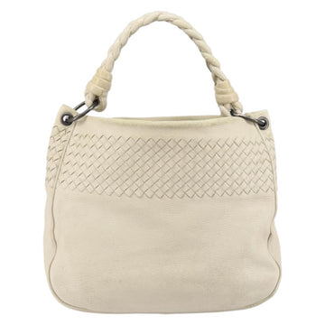 BOTTEGA VENETA INTRECCIATO Shoulder Bag Leather Beige Auth bs31827 - 0