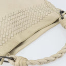 BOTTEGA VENETA INTRECCIATO Schultertasche Leder Beige Auth bs31827-6