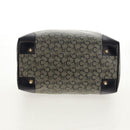 CELINE C Sulky Boston Bag Canvas Navy Gold Auth bs31830-5