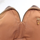 CELINE Macadam Canvas Business Bag PVC Brown Gold Auth bs31835-19