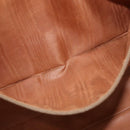 CELINE Macadam Canvas Business Bag PVC Brown Gold Auth bs31835-11