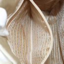 PRADA Hand Bag Satin White Auth bs31836-11