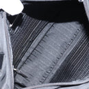 PRADA Tote Bag Nylon Enamel Black Silver Auth bs31837-11