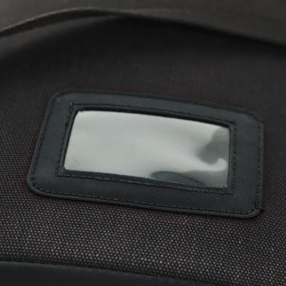 PRADA Backpack Nylon Black Silver Auth bs31838