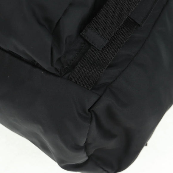 PRADA Backpack Nylon Black Silver Auth bs31838