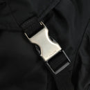 PRADA Backpack Nylon Black Silver Auth bs31838-22