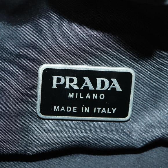 PRADA Rucksack Nylon Schwarz Silber Auth bs31838