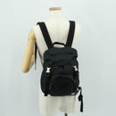 PRADA Backpack Nylon Black Silver Auth bs31838-27