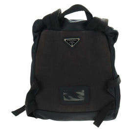 PRADA Backpack Nylon Black Silver Auth bs31838 - 0