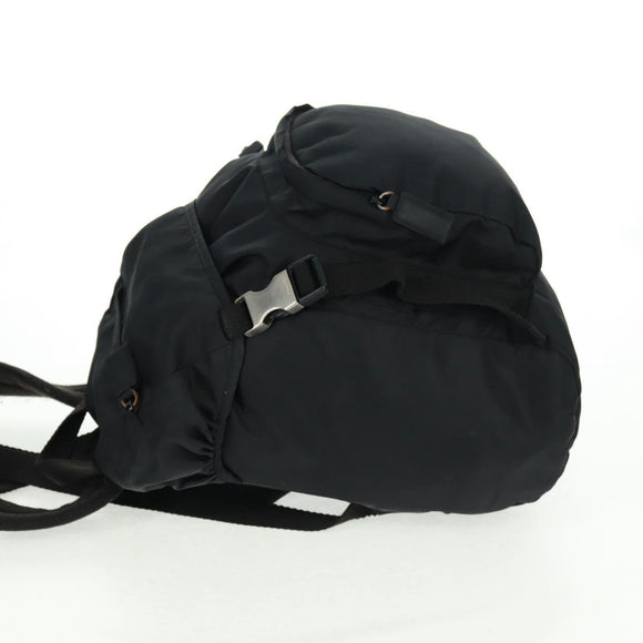 PRADA Rucksack Nylon Schwarz Silber Auth bs31838