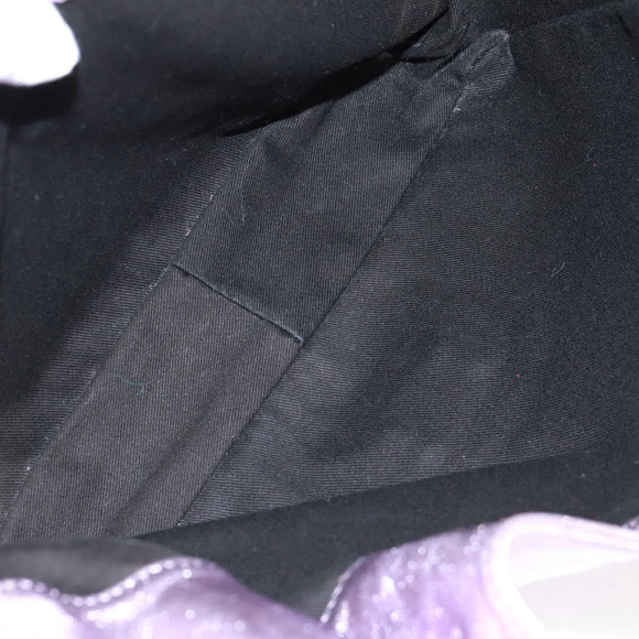 VALENTINO Hand Bag Leather Pink Gold Auth bs31839