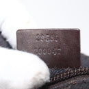 GUCCI GG Canvas Waist Bag Black Silver 28566 Auth bs31844-22