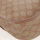 GUCCI GG Supreme Shoulder Bag PVC Pink Gold 201732 Auth bs31845-17