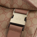 GUCCI GG Supreme Shoulder Bag PVC Pink Gold 201732 Auth bs31845-20