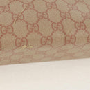 GUCCI GG Supreme Shoulder Bag PVC Pink Gold 201732 Auth bs31845-9