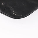 GUCCI GG Canvas GG Implementation Body Bag PVC Black Silver 211110 Auth bs31846-11