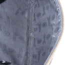 GUCCI GG Canvas GG Implementation Body Bag PVC Black Silver 211110 Auth bs31846-17