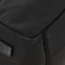 GUCCI Boston Bag Nylon Black Silver 122324 Auth bs31848-13