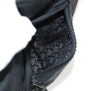 GUCCI Boston Bag Nylon Black Silver 122324 Auth bs31848-17