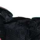 GUCCI Boston Bag Nylon Black Silver 122324 Auth bs31848-22