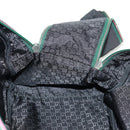 GUCCI Boston Bag Nylon Black Silver 122324 Auth bs31848-23