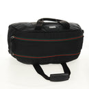 GUCCI Boston Bag Nylon Black Silver 122324 Auth bs31848-6