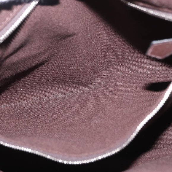 HERMES Toroca Horizontal PM Hand Bag Canvas Brown Auth bs31853