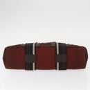 HERMES Toroca Horizontal PM Hand Bag Canvas Brown Auth bs31853-9