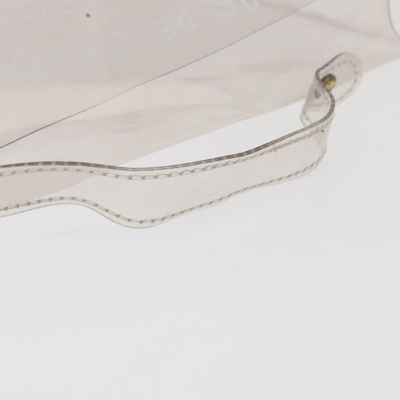 HERMES Vinyl Kelly Hand Bag Vinyl Clear Auth bs31854