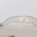 HERMES Vinyl Kelly Hand Bag Vinyl Clear Auth bs31854-8