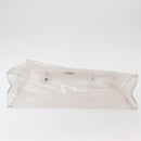 HERMES Vinyl Kelly Hand Bag Vinyl Clear Auth bs31854-9