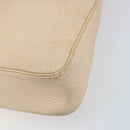 HERMES Masai GM Shoulder Bag Leather Beige Gold Auth bs31855-9